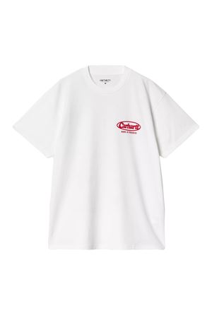 White S/S Logo T-Shirt CARHARTT WIP | I03464302